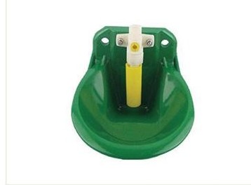 Plastic valve type drinking bowl